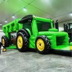 Course à obstacles - Tracteur vert